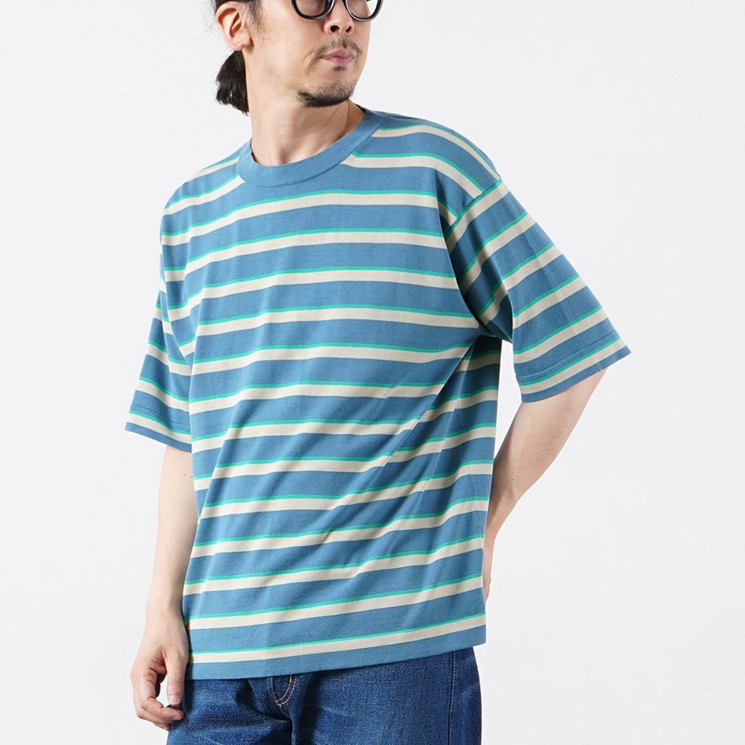 RYE TENDER / Centre Tee Stripe T-Shirt