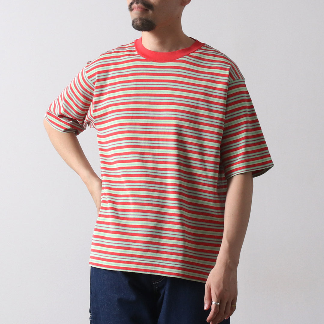 RYE TENDER / Centre Tee Stripe T-Shirt