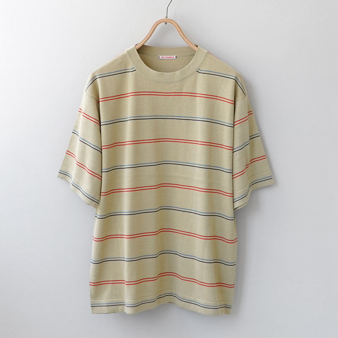 RYE TENDER / Centre Tee Stripe T-Shirt