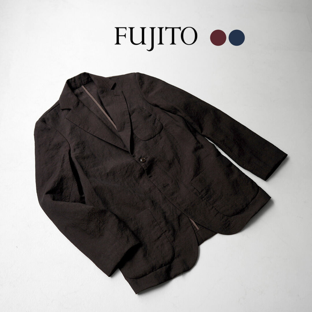 FUJITO / Linen Wool Tropical N.O.UN 2B Jacket
