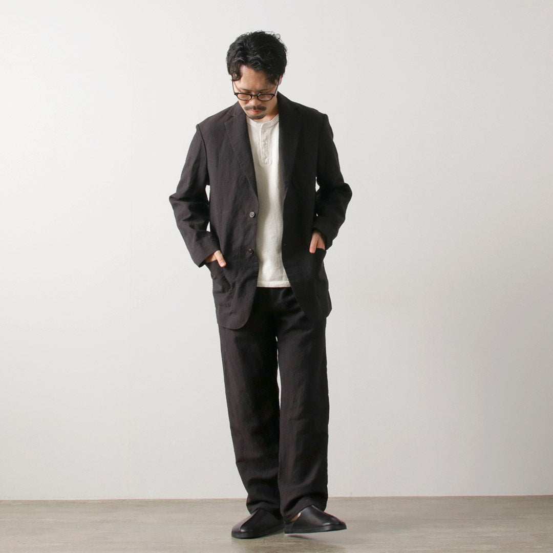 FUJITO / Linen Wool Tropical N.O.UN 2B Jacket