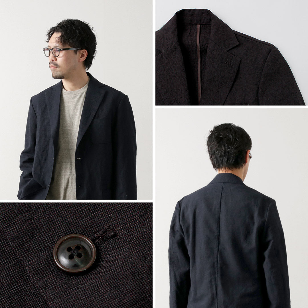 FUJITO / Linen Wool Tropical N.O.UN 2B Jacket