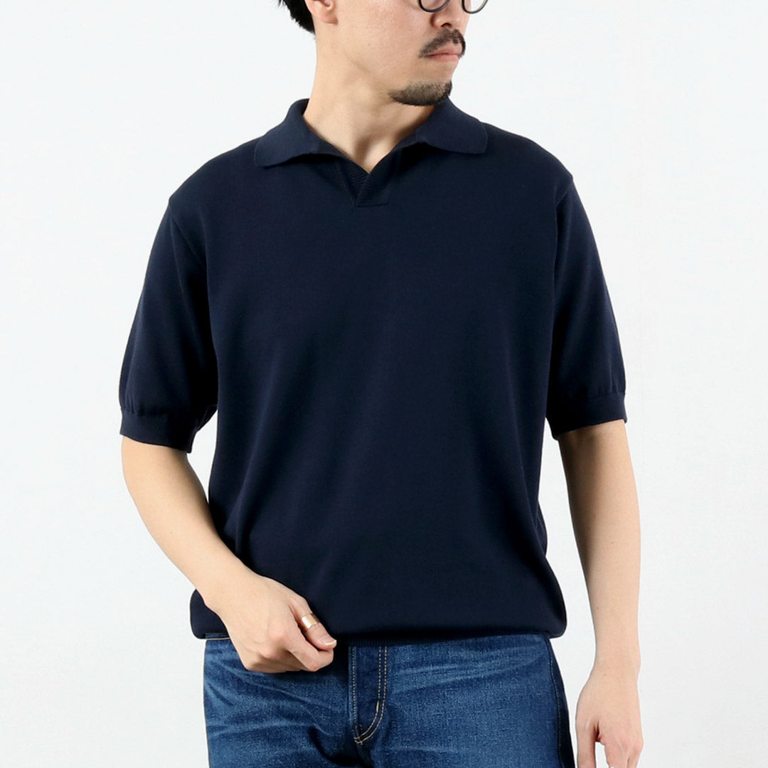 FUJITO / Polo Skipper de seda y algodón