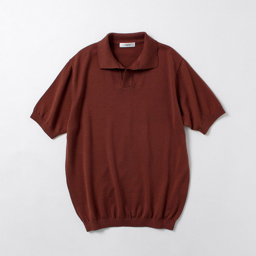 FUJITO / Polo Skipper de seda y algodón