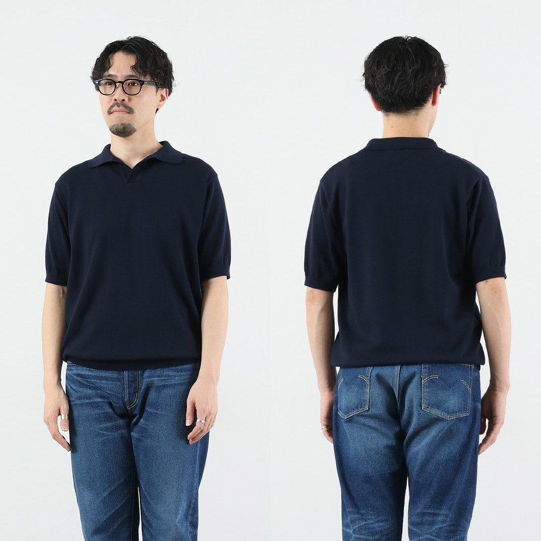 FUJITO / Polo Skipper de seda y algodón