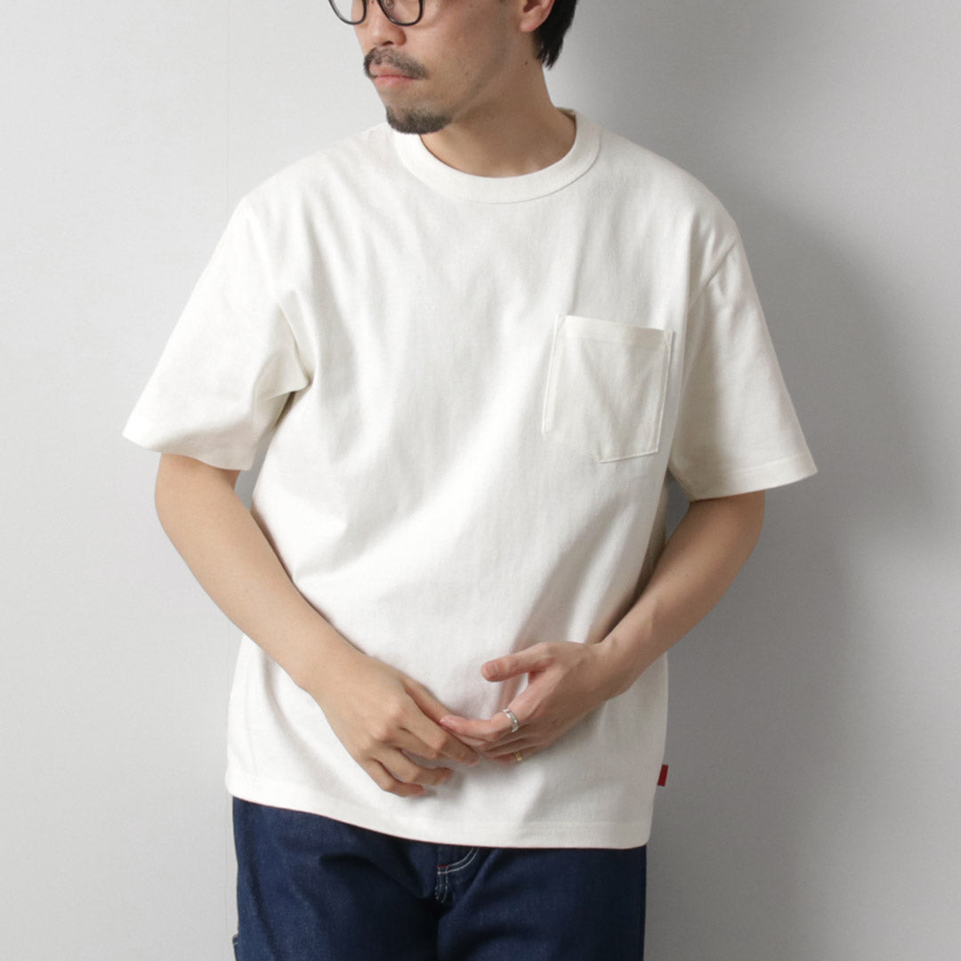 HEALTHKNIT / 最大重量 9 盎司圆领短袖口袋 T 恤