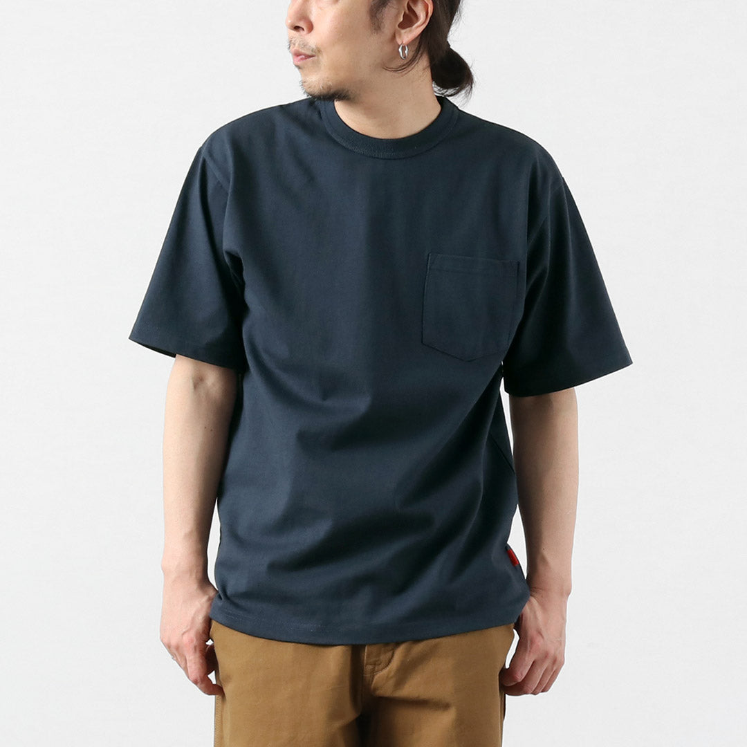 HEALTHKNIT / 最大重量 9 盎司圆领短袖口袋 T 恤