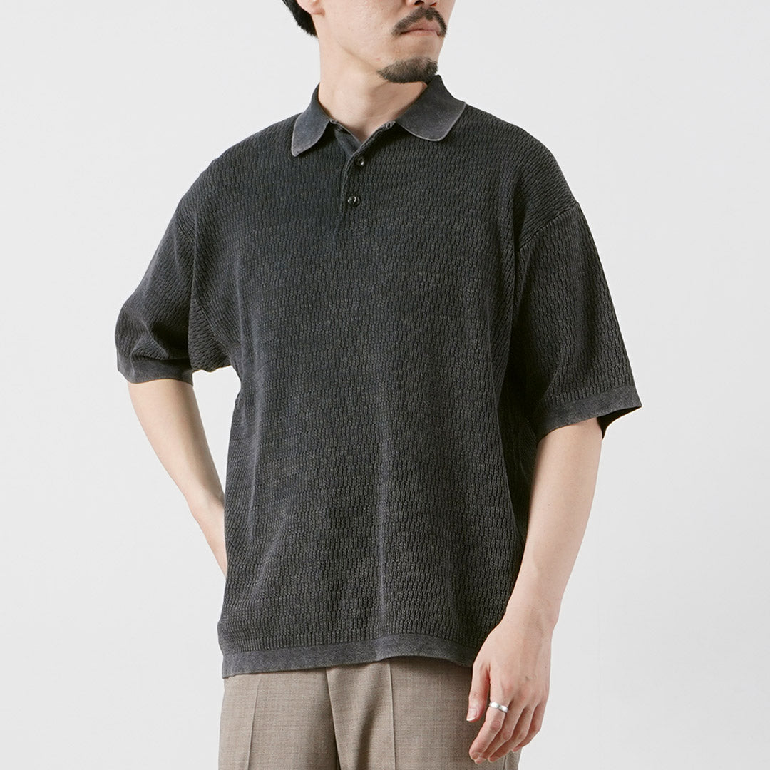 HEALTHKNIT / Short Sleeve Knit Polo Shirt 2026 Model