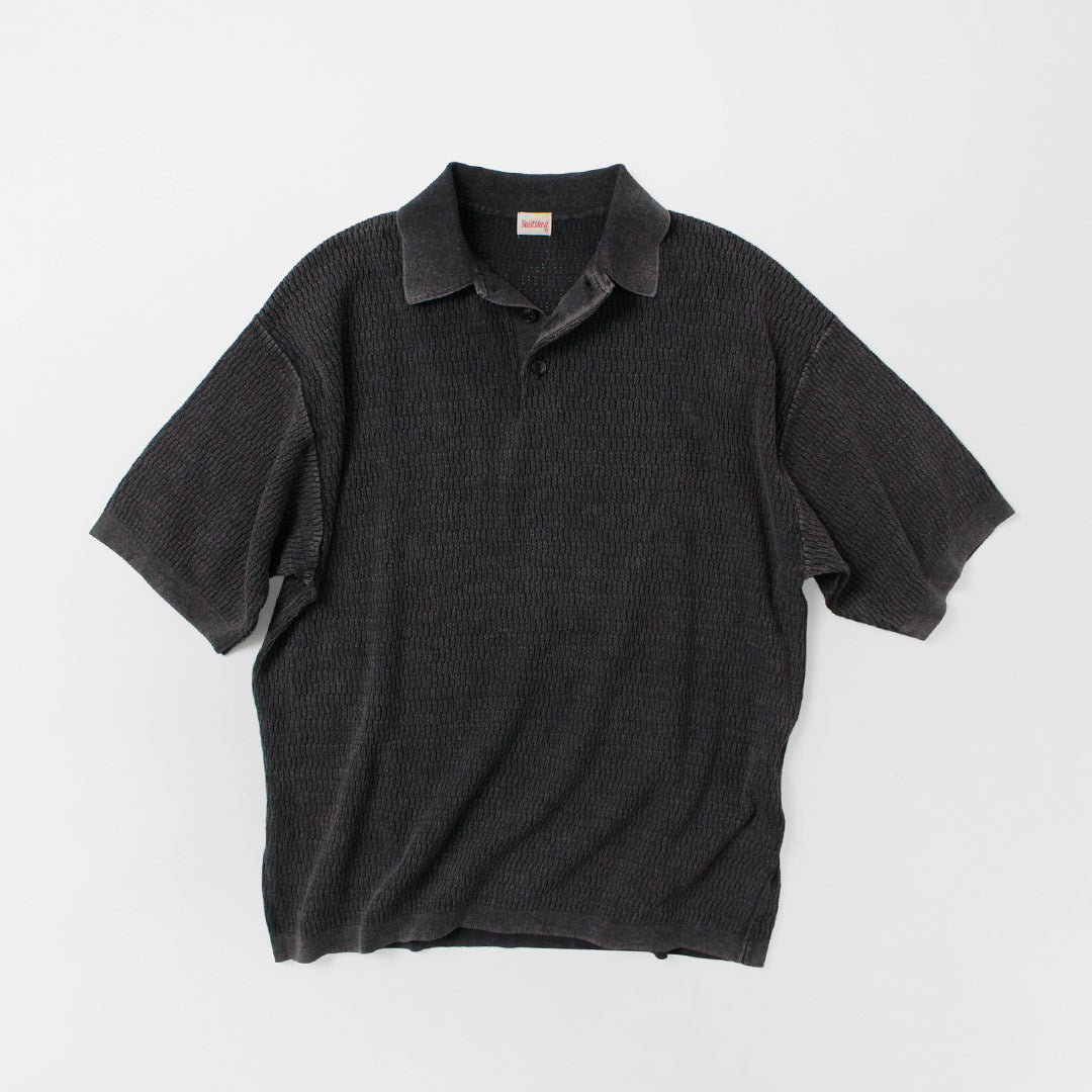HEALTHKNIT / Short Sleeve Knit Polo Shirt 2026 Model