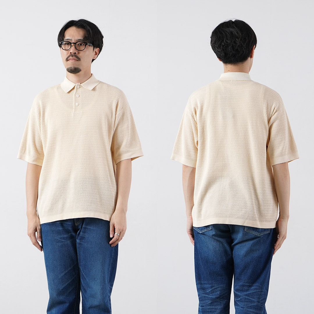 HEALTHKNIT / Short Sleeve Knit Polo Shirt 2026 Model