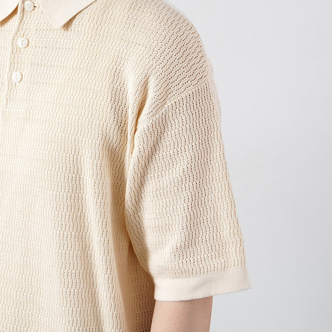 HEALTHKNIT / Short Sleeve Knit Polo Shirt 2026 Model