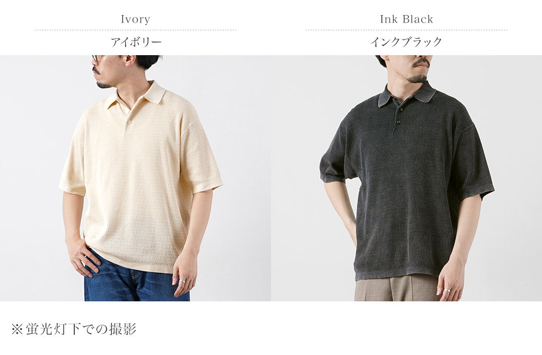 HEALTHKNIT / Short Sleeve Knit Polo Shirt 2026 Model