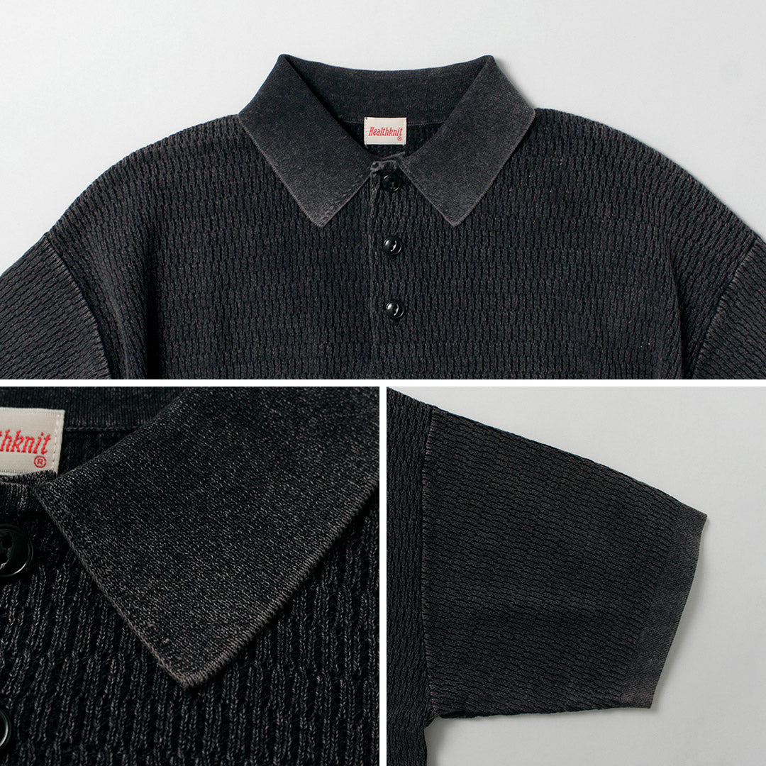 HEALTHKNIT / Short Sleeve Knit Polo Shirt 2026 Model