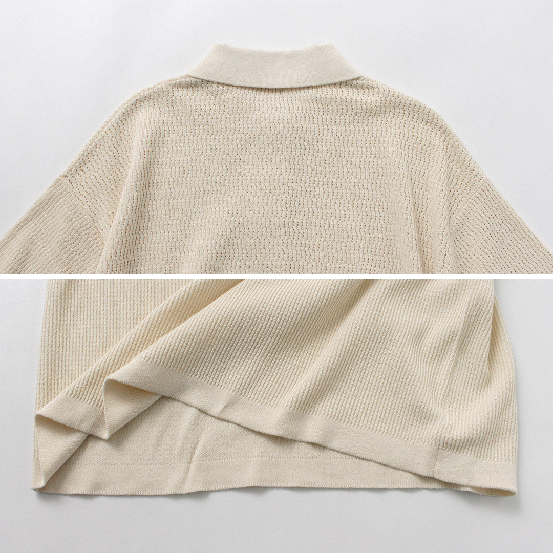HEALTHKNIT / Short Sleeve Knit Polo Shirt
