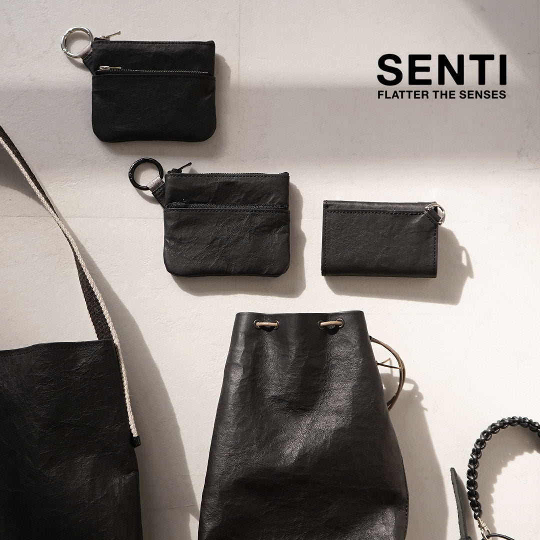 SENTI / Dyneema Leather Trifold Slim Wallet