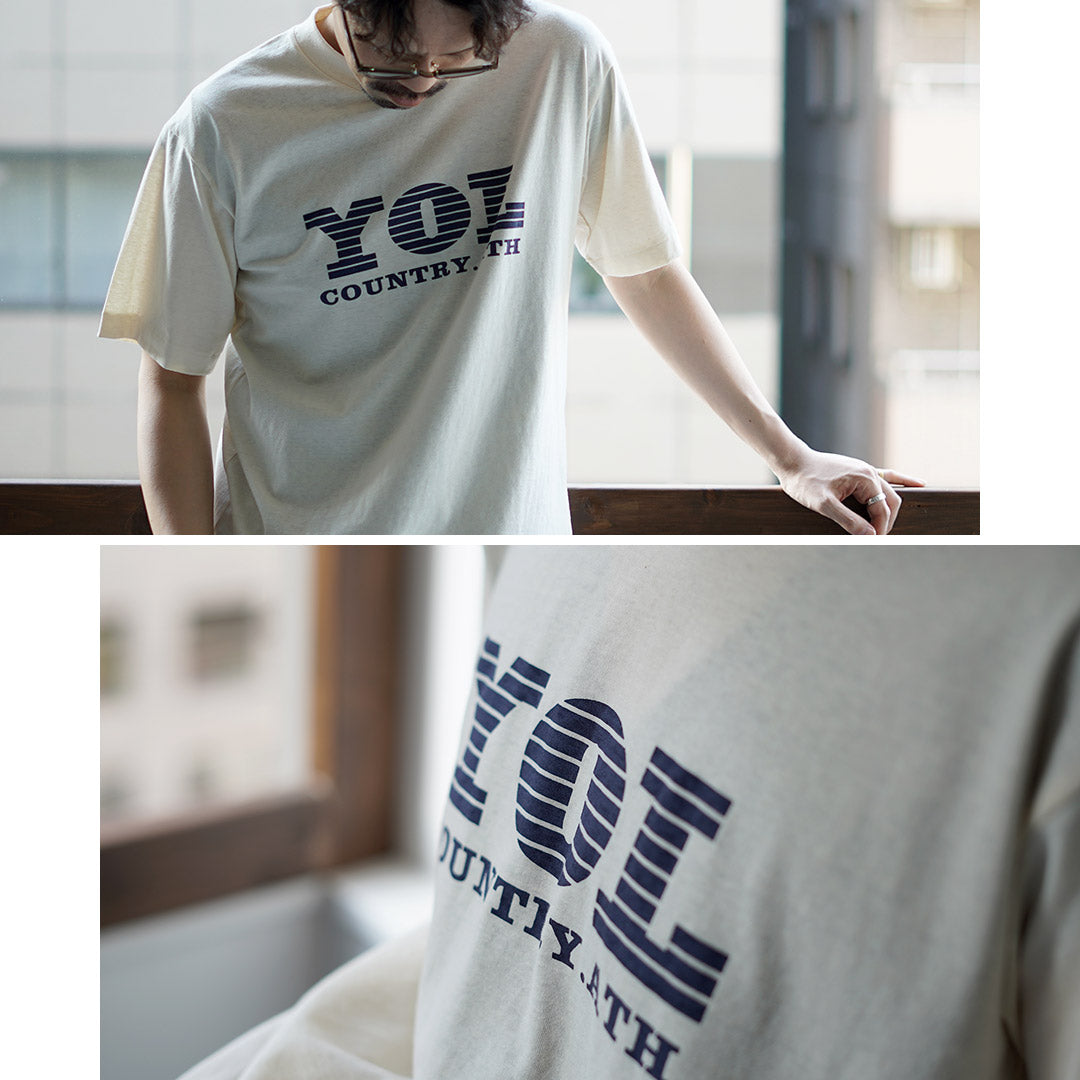 UNDYED / YOL Undyed Organic Cotton Print T-Shirt