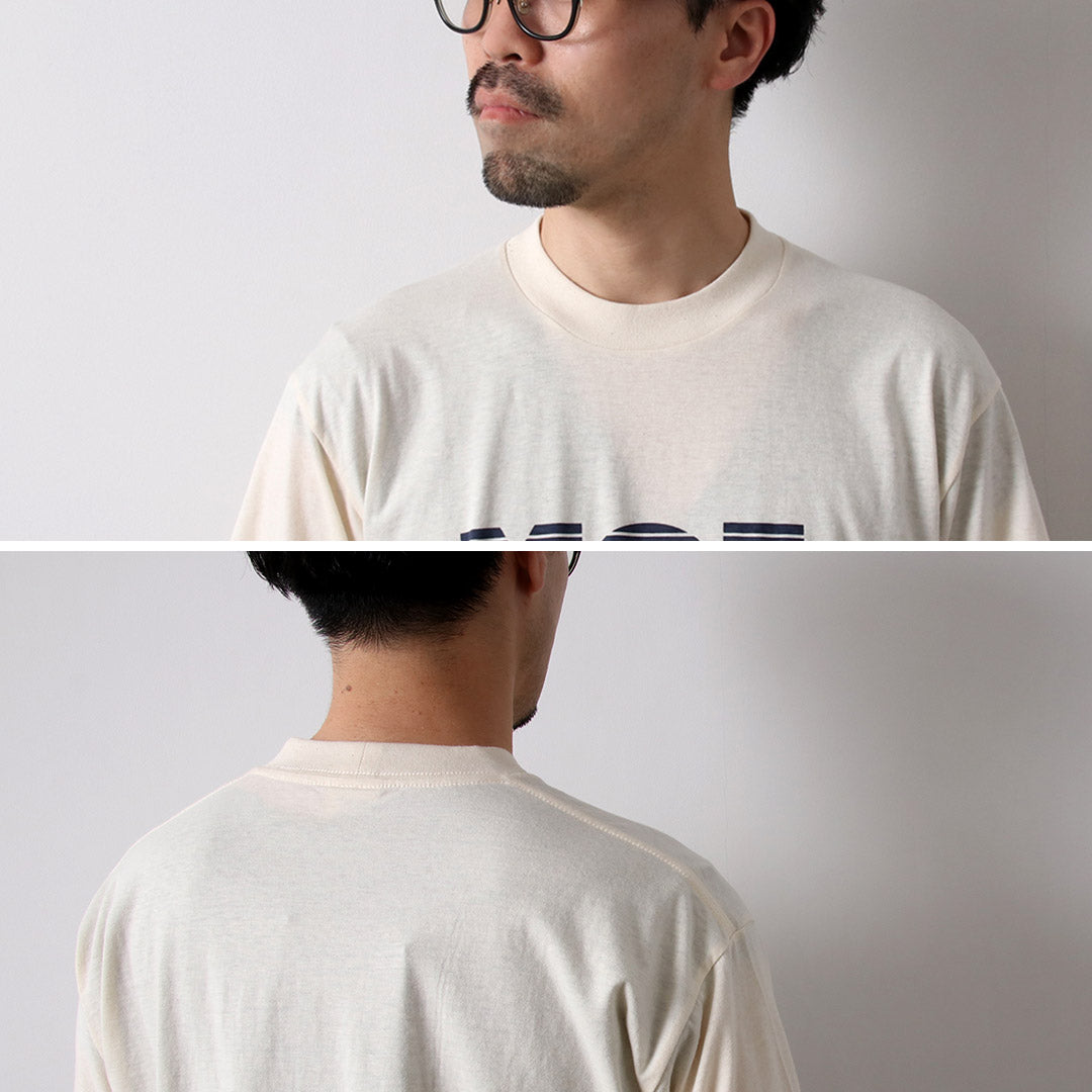 UNDYED / YOL Undyed Organic Cotton Print T-Shirt
