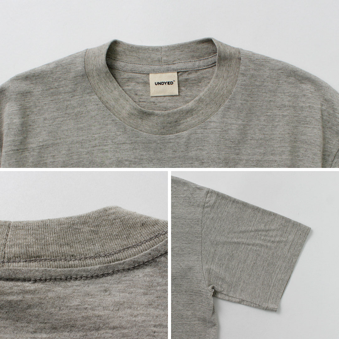 UNDYED / YOL Undyed Organic Cotton Print T-Shirt