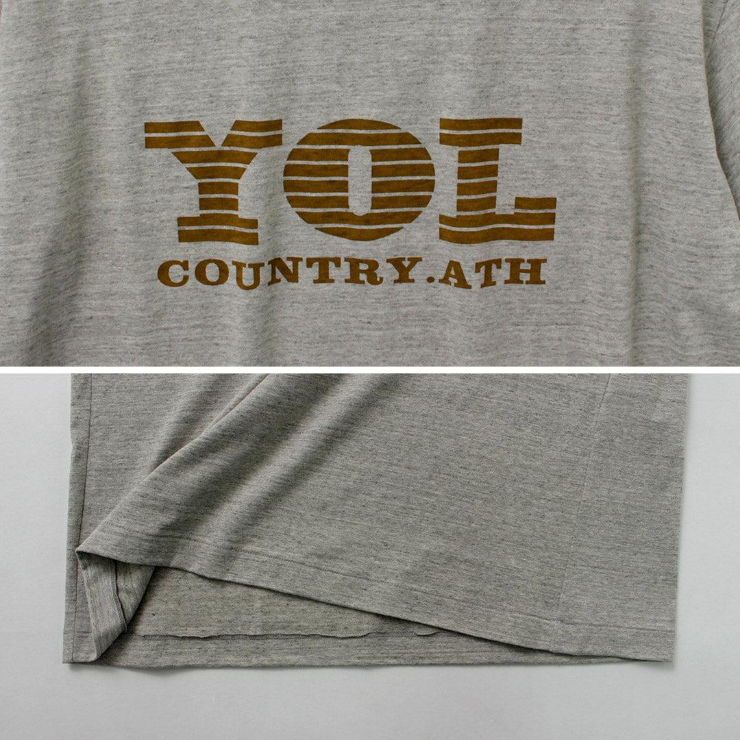 UNDYED / YOL Undyed Organic Cotton Print T-Shirt