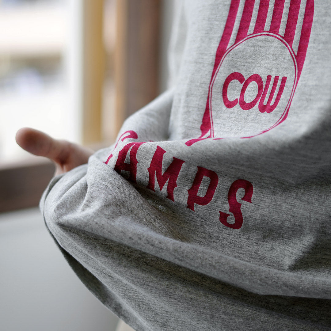 UNDYED / SPORTS CAMPS Undyed Organic Cotton Print T-Shirt