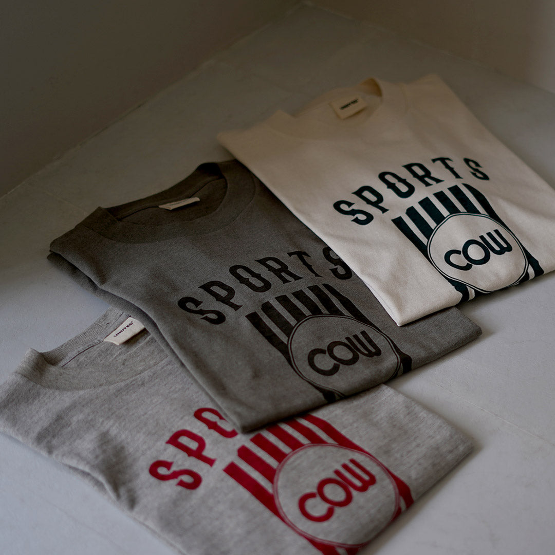 UNDYED / SPORTS CAMPS Undyed Organic Cotton Print T-Shirt