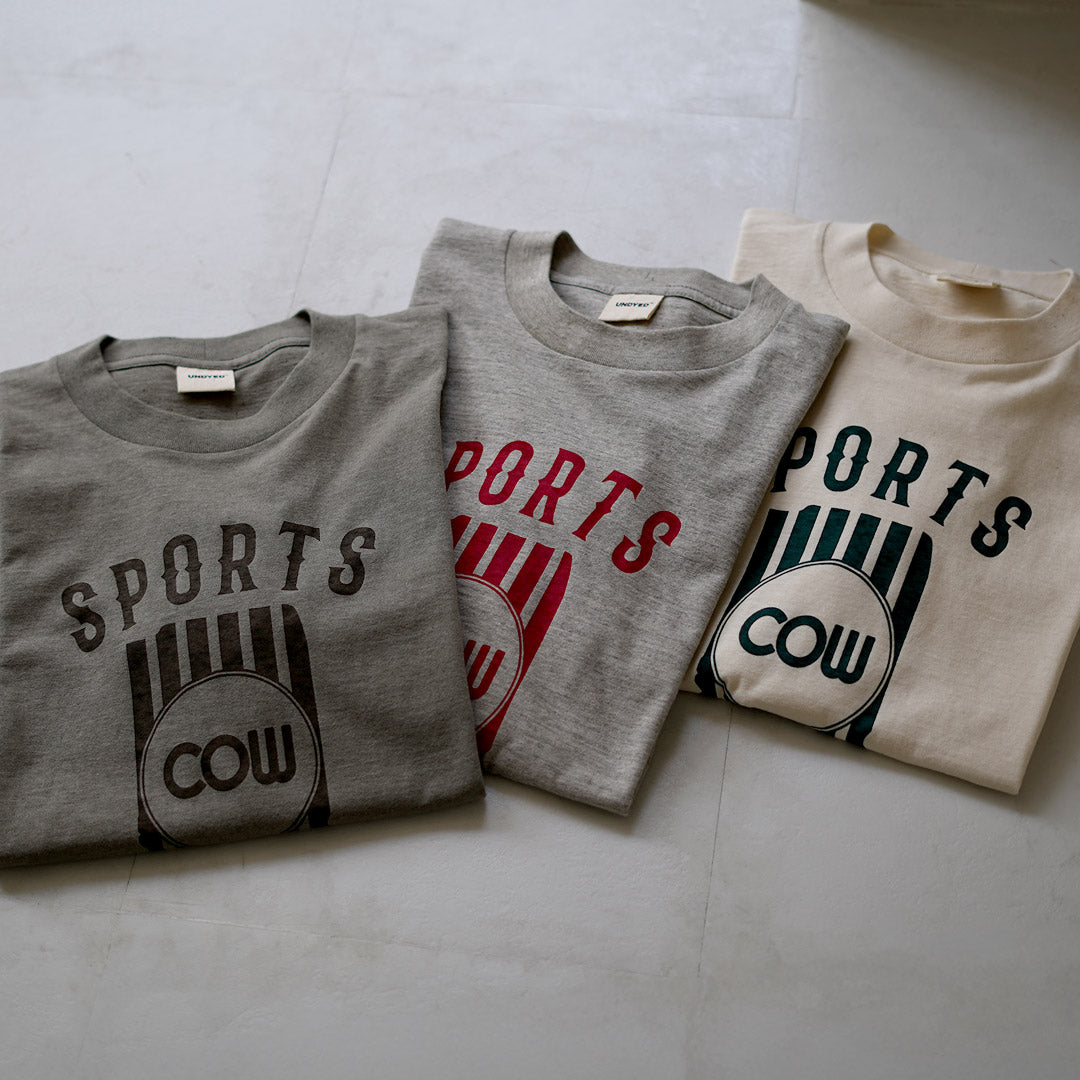 UNDYED / SPORTS CAMPS Undyed Organic Cotton Print T-Shirt