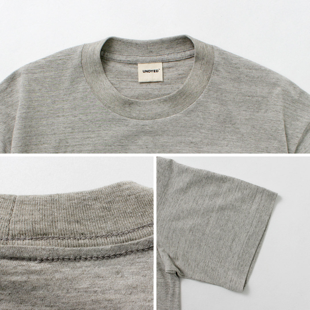 UNDYED / SPORTS CAMPS Undyed Organic Cotton Print T-Shirt