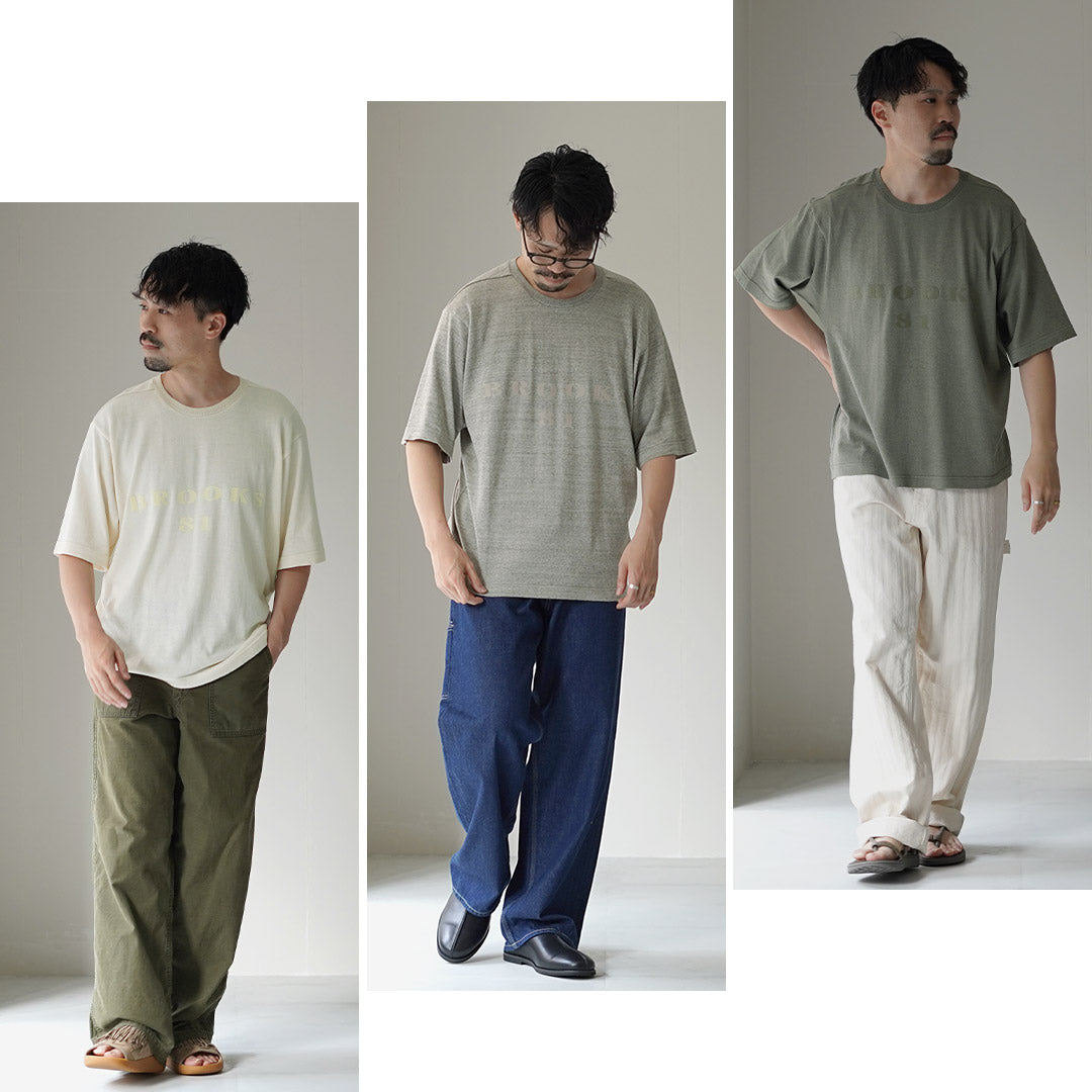 UNDYED / Undyed Organic Cotton 18GG Knit Sew BROOKS81