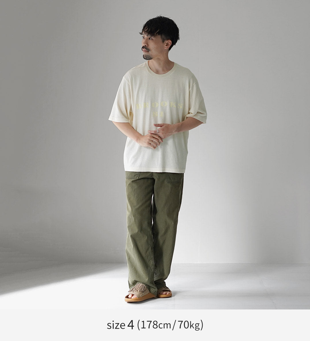UNDYED / Undyed Organic Cotton 18GG Knit Sew BROOKS81