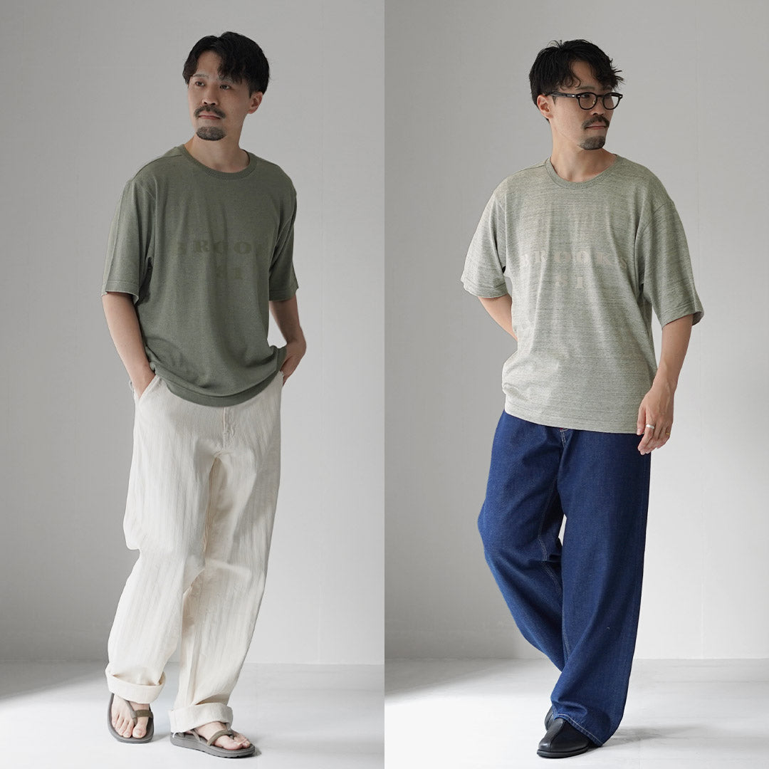 UNDYED / Undyed Organic Cotton 18GG Knit Sew BROOKS81