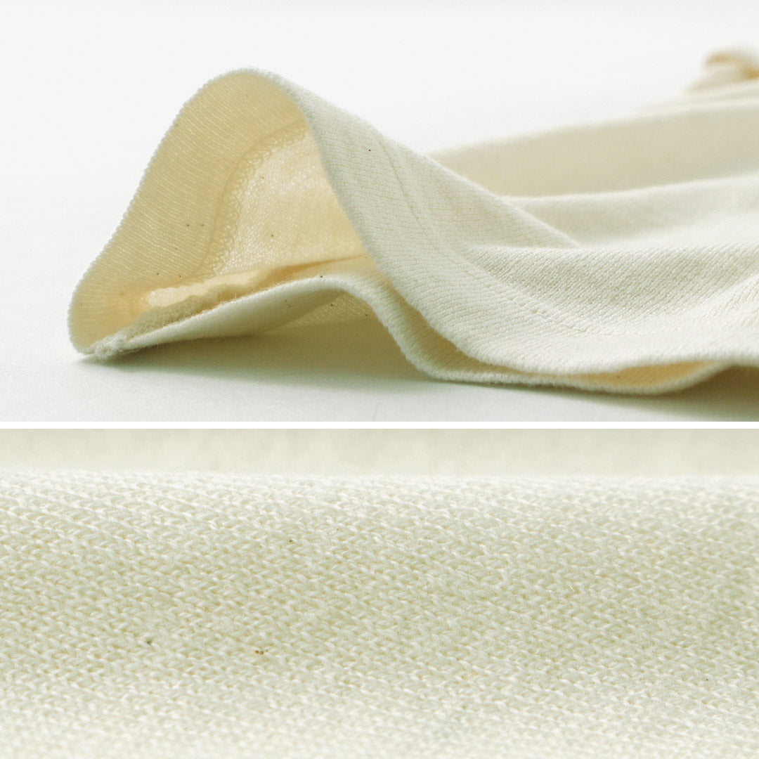 UNDYED / Undyed Organic Cotton 18GG Knit Sew BROOKS81