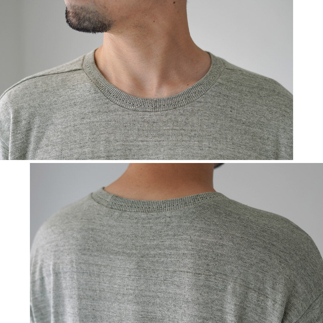 UNDYED / Undyed Organic Cotton 18GG Knit Sew BROOKS81