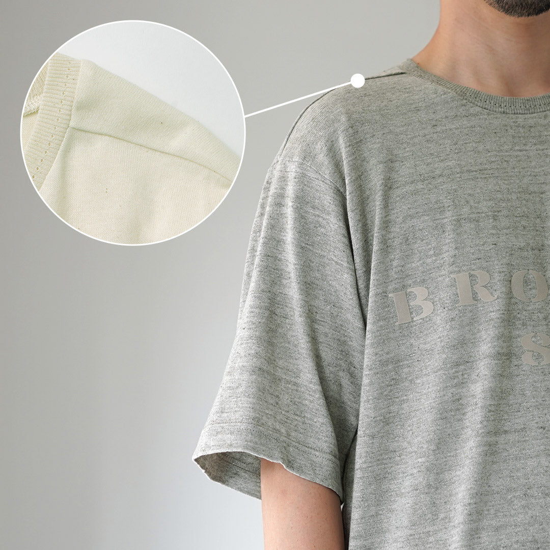 UNDYED / Undyed Organic Cotton 18GG Knit Sew BROOKS81