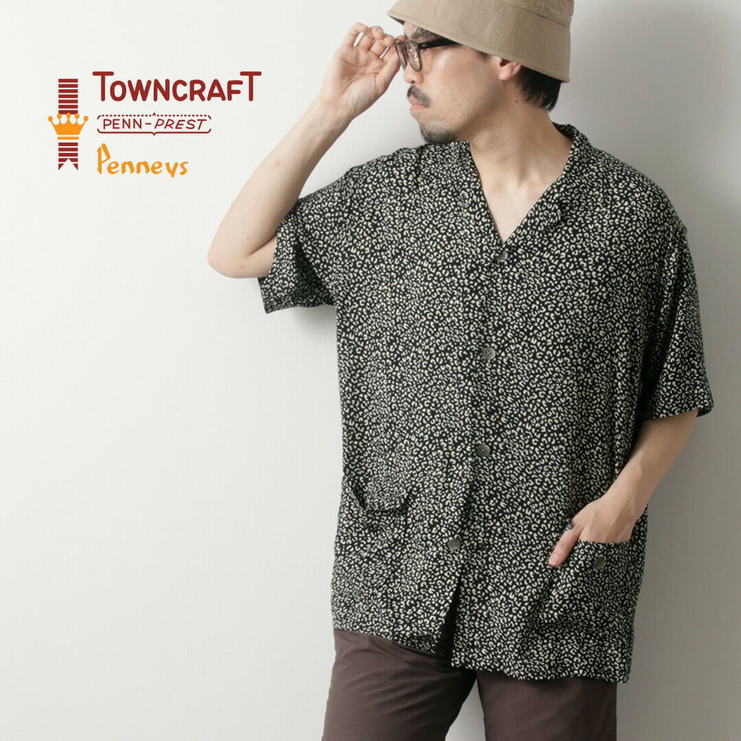 TOWNCRAFT / Rayon Beach Shirt