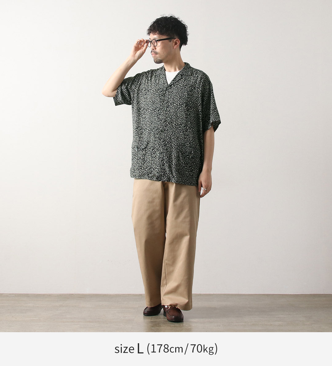 TOWNCRAFT / Rayon Beach Shirt