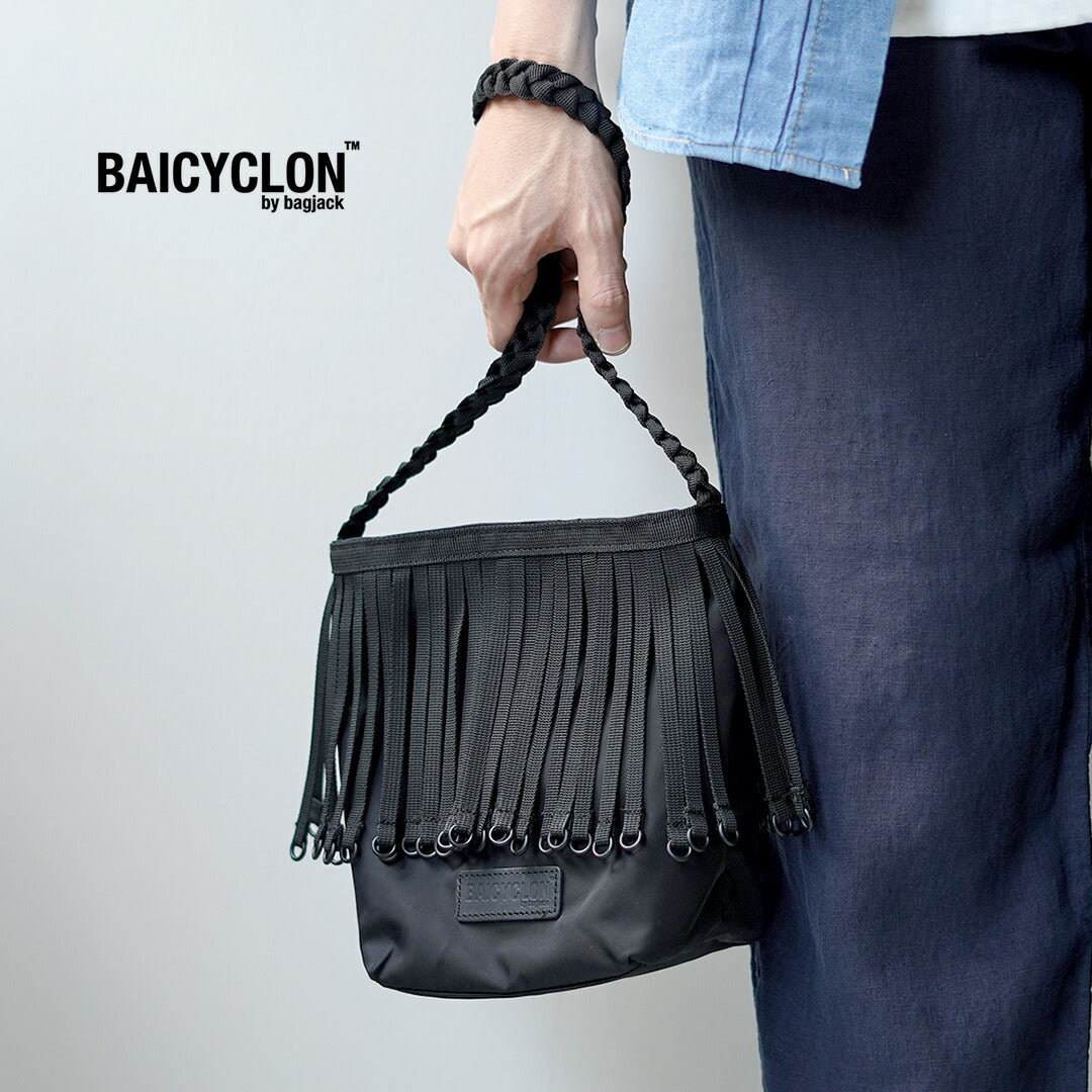 BAICYCLON by bagjack / BCL-83 Tape Fringe Shoulder Bag (Small)