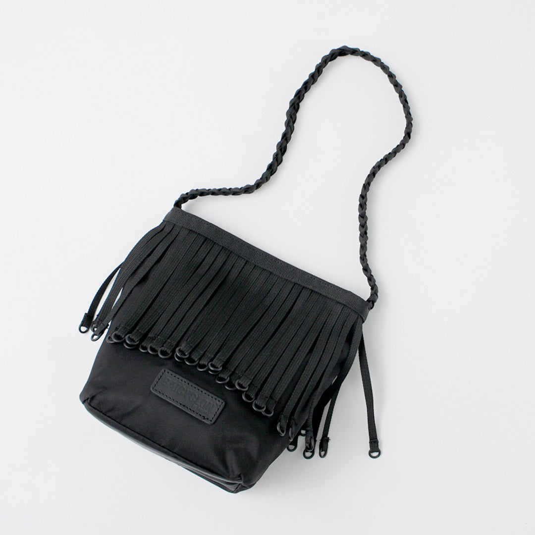 BAICYCLON by bagjack / BCL-83 Tape Fringe Shoulder Bag (Small)