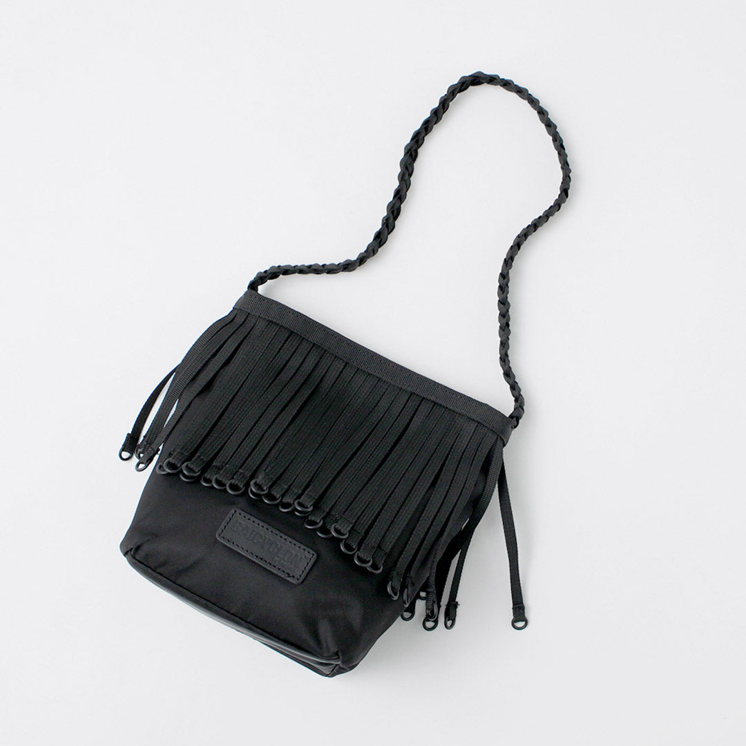 BAICYCLON by bagjack / BCL-83 Tape Fringe Shoulder Bag (Small)