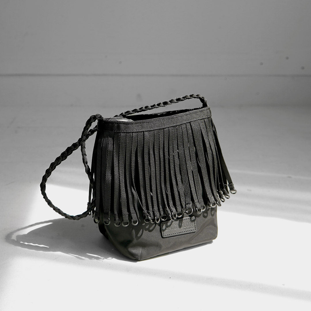 BAICYCLON by bagjack / BCL-83 Tape Fringe Shoulder Bag (Small)