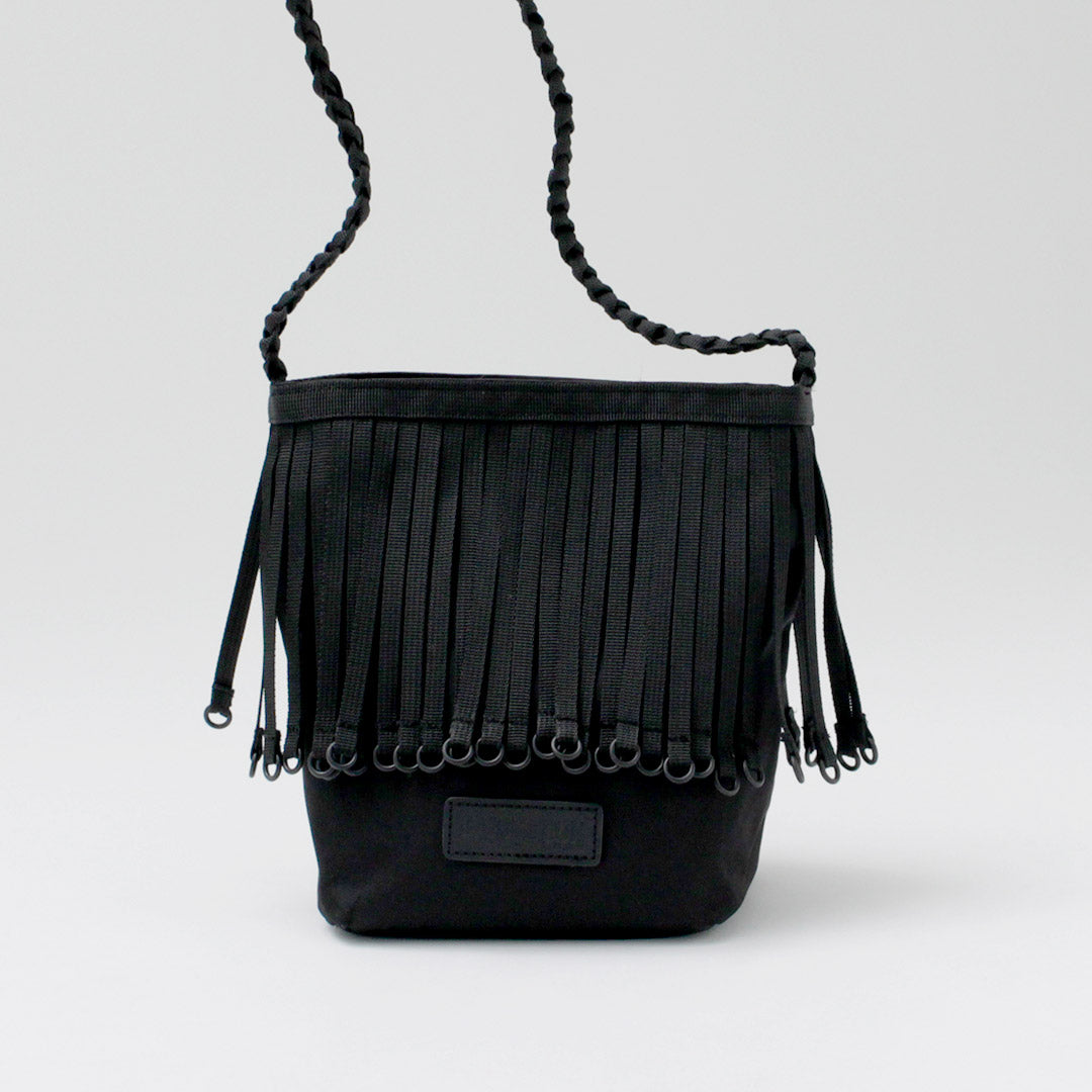 BAICYCLON by bagjack / BCL-83 Tape Fringe Shoulder Bag (Small)