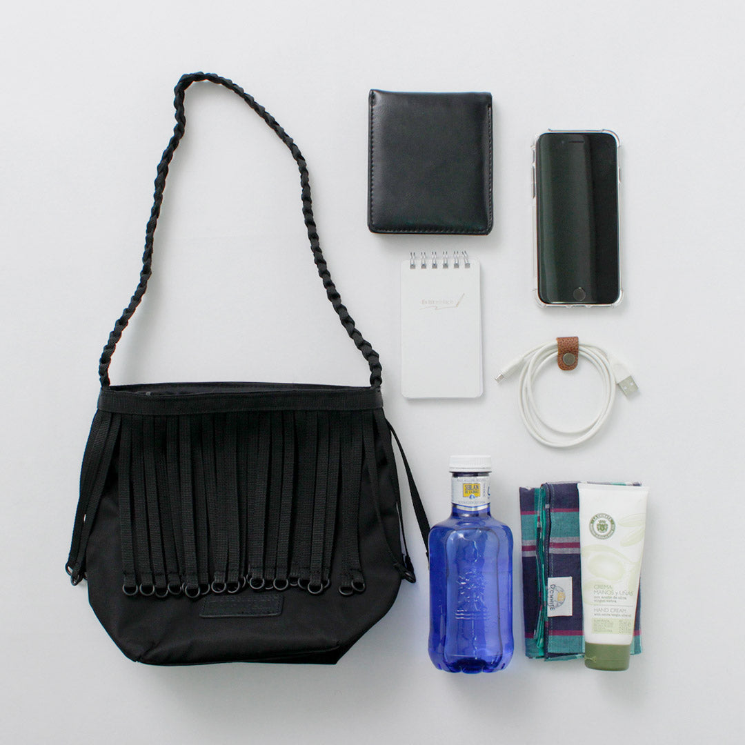 BAICYCLON by bagjack / BCL-83 Tape Fringe Shoulder Bag (Small)