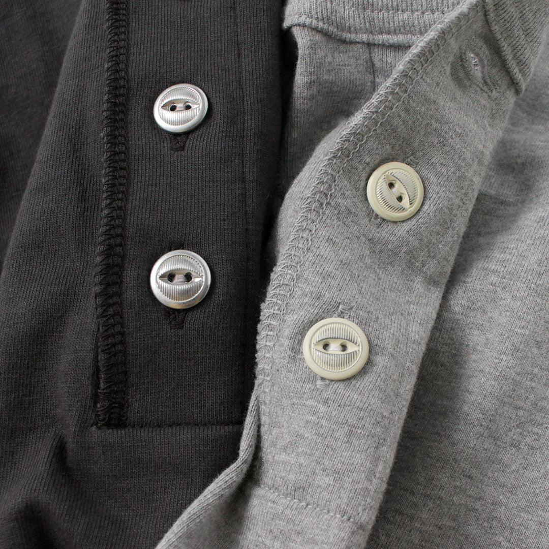 BARNS / Cozun Knitting Henry Neck Short Sleeve T-shirt SP Buttonworks