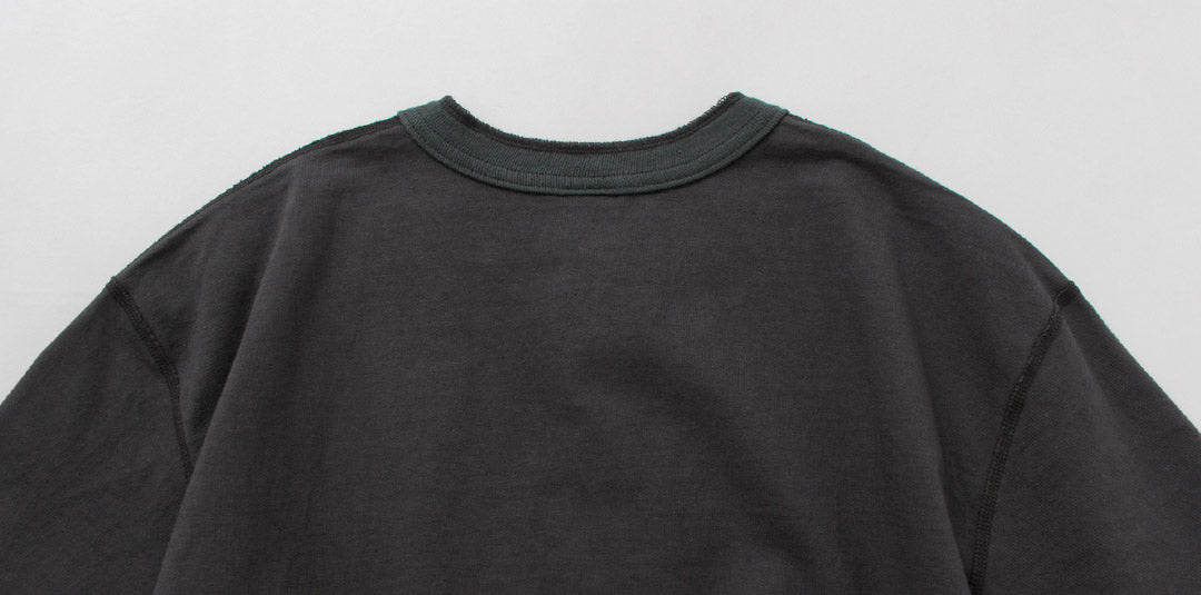 BARNS / Cozun Knitting Henry Neck Short Sleeve T-shirt SP Buttonworks