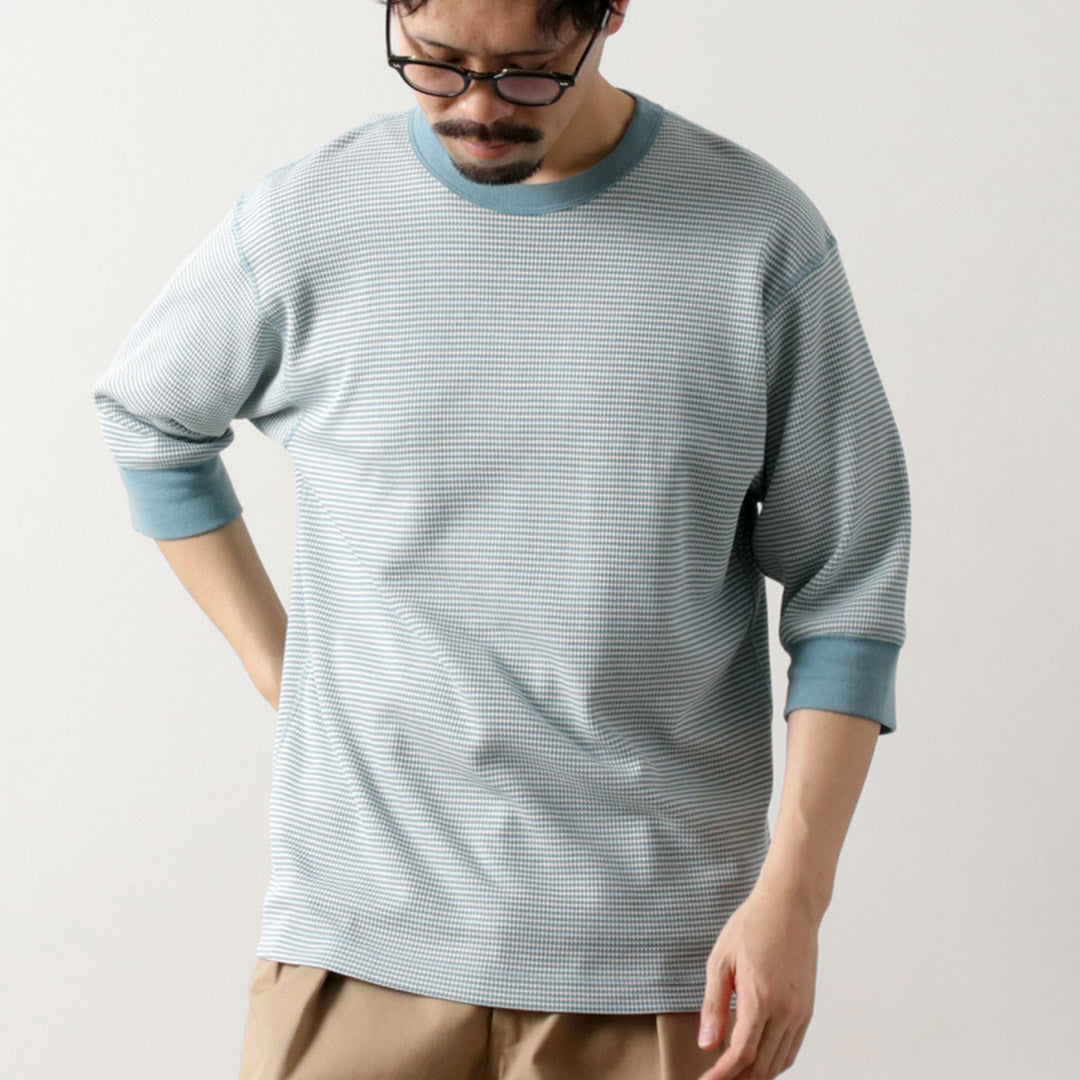 HEALTHKNIT / Basic Waffle 3/4 Sleeve T-Shirt