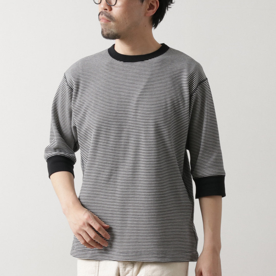 HEALTHKNIT / Basic Waffle 3/4 Sleeve T-Shirt