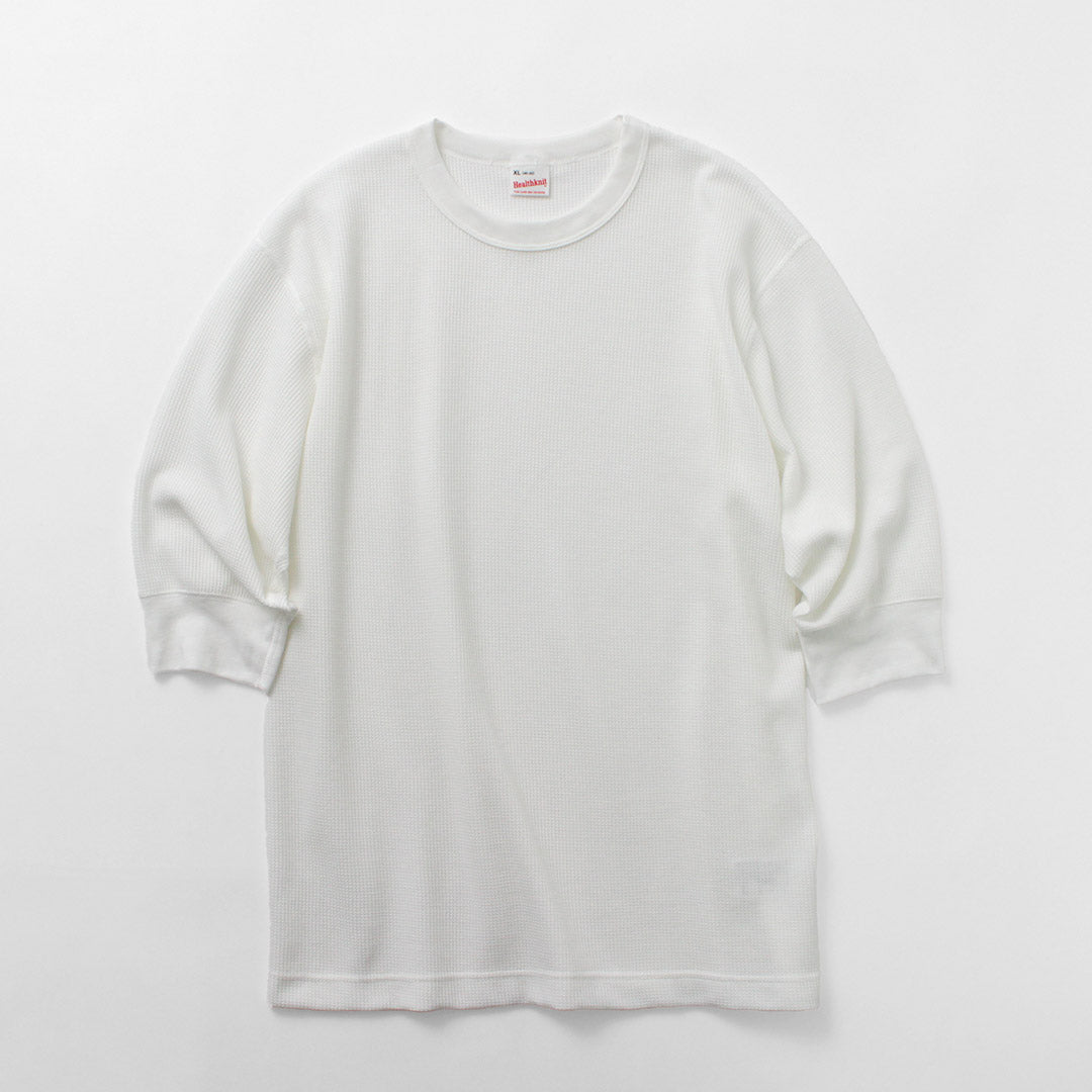 HEALTHKNIT / Basic Waffle 3/4 Sleeve T-Shirt