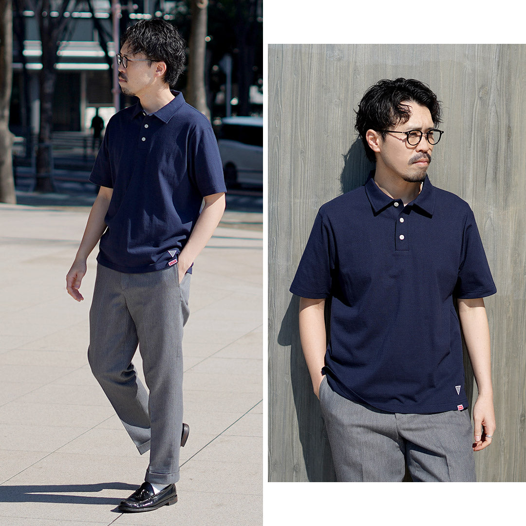 HEALTHKNIT / RAG Collaboration Short Sleeve Polo Shirt Open-End Dry Jersey