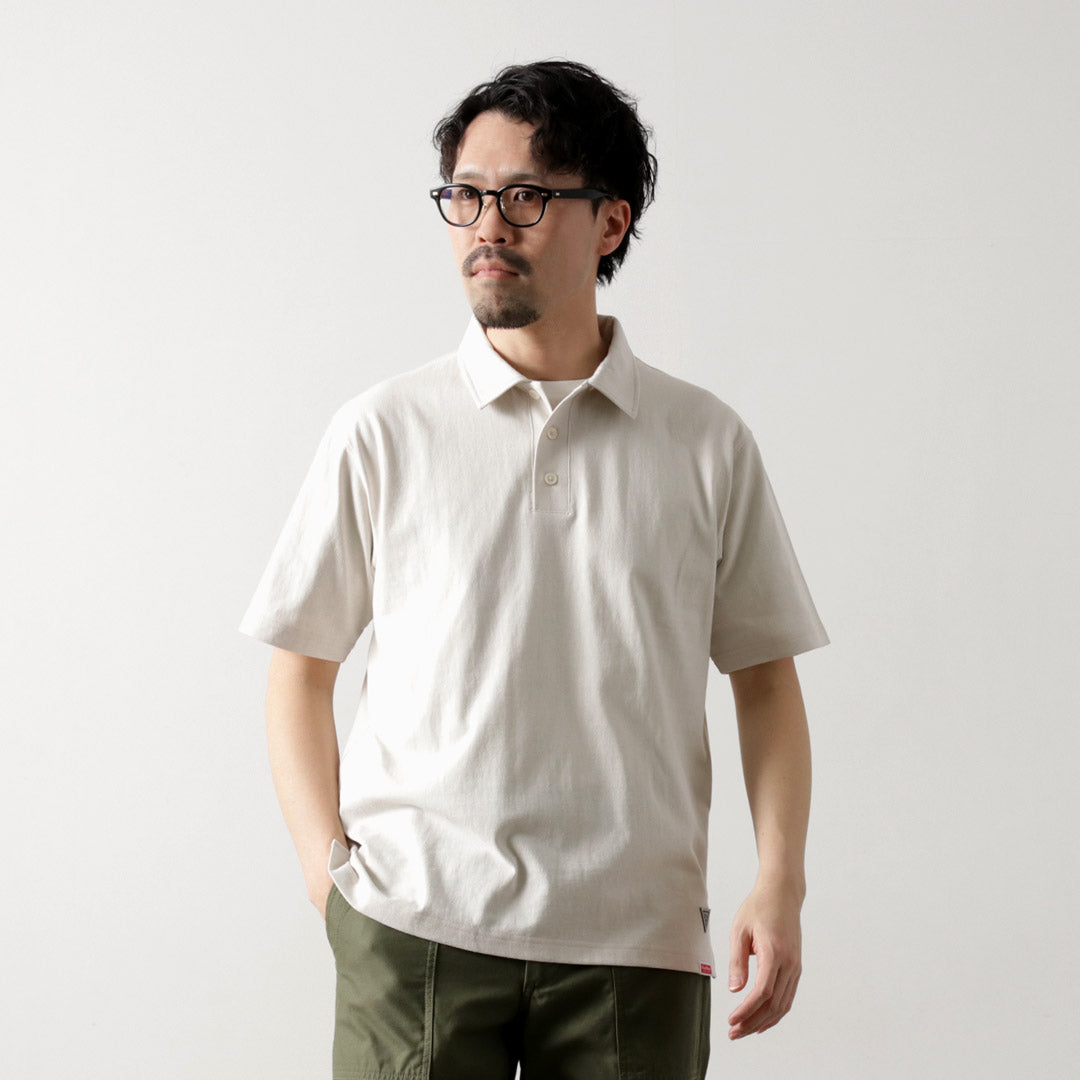 HEALTHKNIT / RAG Collaboration Short Sleeve Polo Shirt Open-End Dry Jersey