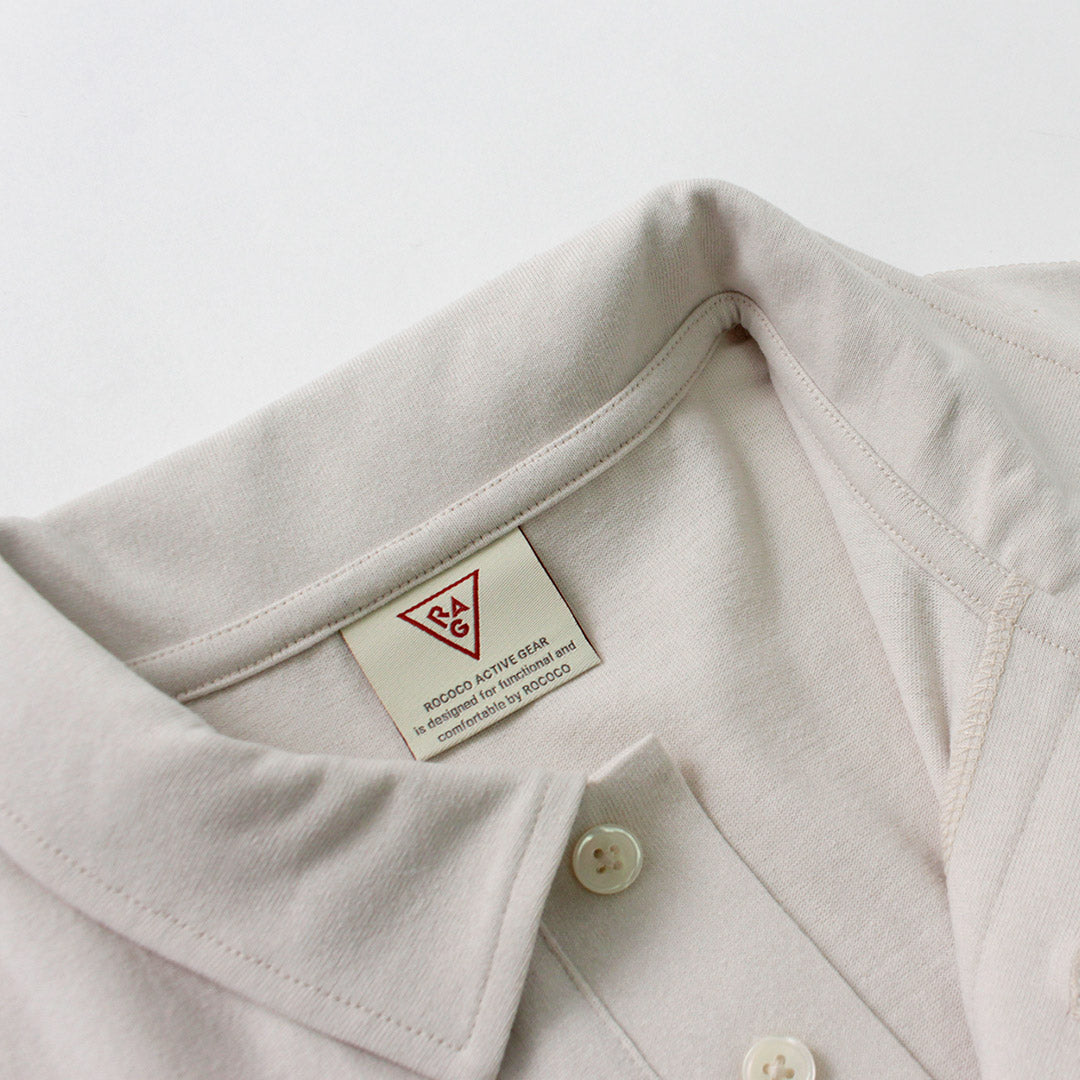 HEALTHKNIT / RAG Collaboration Short Sleeve Polo Shirt Open-End Dry Jersey