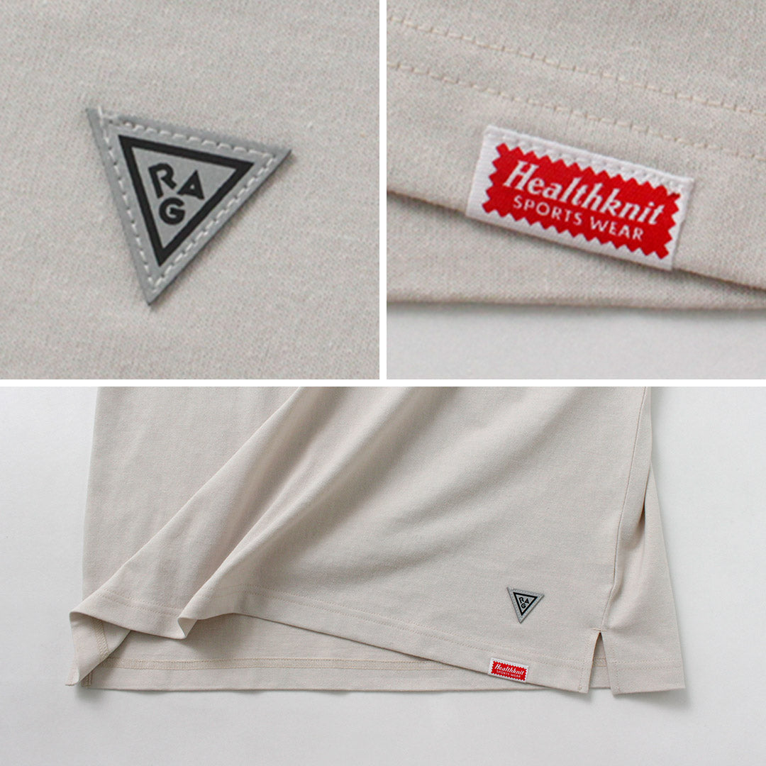 HEALTHKNIT / RAG Collaboration Short Sleeve Polo Shirt Open-End Dry Jersey